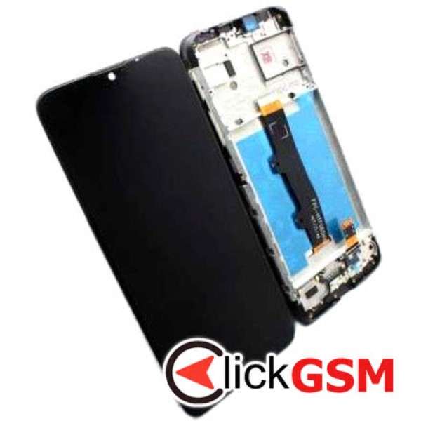 Piesa Display Cu Touchscreen Si Rama Negru Motorola Moto E7 Power 17h4