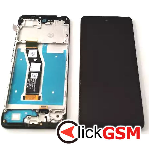 Piesa Display Cu Touchscreen Si Rama Negru Motorola Moto G04 3itv