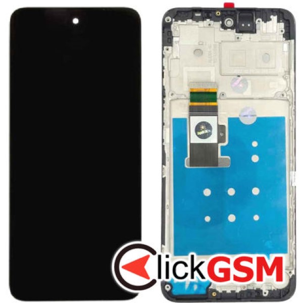 Piesa Piesa Display Cu Touchscreen Si Rama Negru Motorola Moto G13 3fv4