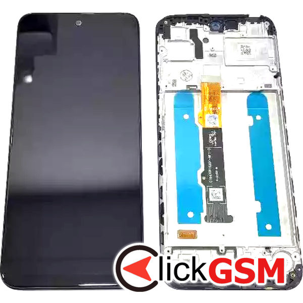 Piesa Display Cu Touchscreen Si Rama Negru Motorola Moto G31 31mh