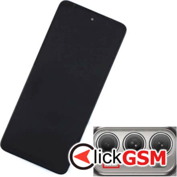 Piesa Display Cu Touchscreen Si Rama Negru Motorola Moto G60 1p6m