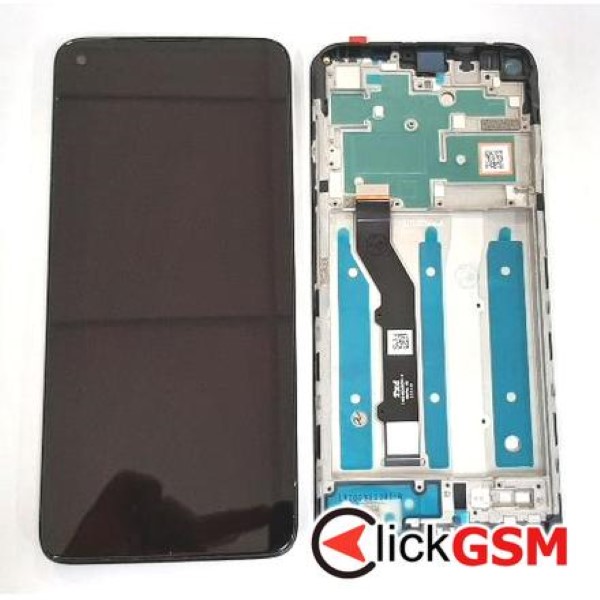 Piesa Display Cu Touchscreen Si Rama Negru Motorola Moto G9 Plus 31l4