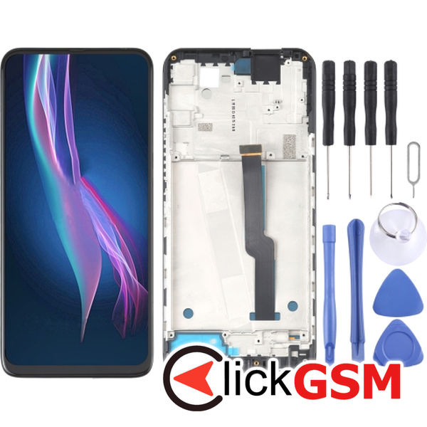 Piesa Display Cu Touchscreen Si Rama Negru Motorola One Fusion.plus 22rs