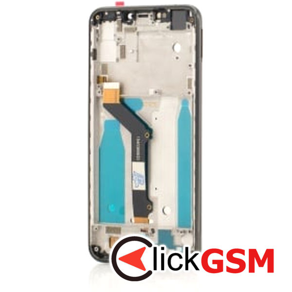 Piesa Display Cu Touchscreen Si Rama Negru Motorola One Hxi