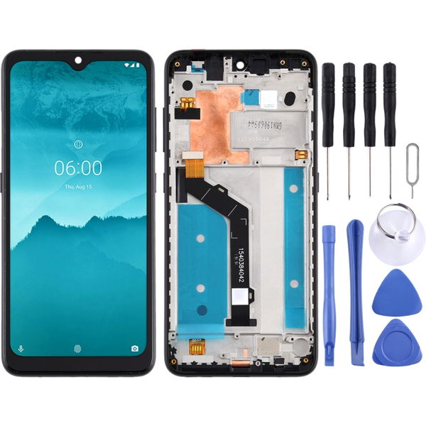 Nokia 6.2 · TFT LCD Screen for Nokia 6.2 TA-1198 TA-1200 TA-1187 TA-1201 TA-1196 Digitizer Full Assembly with Frame (Black)