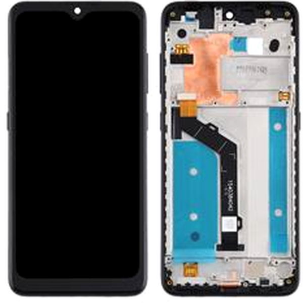Nokia 7.2 · For Nokia 7.2 Grade S LCD Screen and Digitizer Assembly + Frame Part - Black