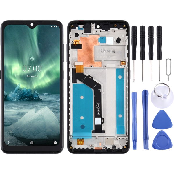 Nokia 7.2 · TFT LCD Screen for Nokia 7.2 TA-1196 Digitizer Full Assembly with Frame (Black)