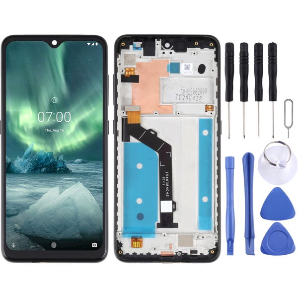 Nokia 7.2 · LCD Screen For Nokia 7.2 / 6.2 Digitizer Full Assembly with Frame(Black)