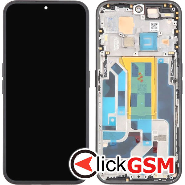 Piesa Piesa Display Cu Touchscreen Si Rama Negru Nothing Phone 2a 4tcx