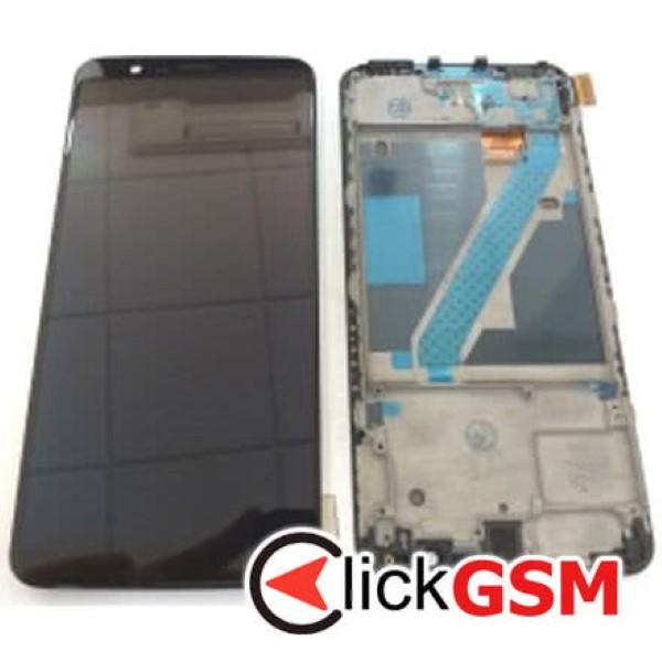 Piesa Display Cu Touchscreen Si Rama Negru Oneplus 5t 2589