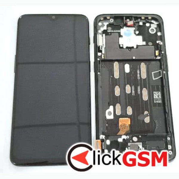 Piesa Display Cu Touchscreen Si Rama Negru Oneplus 6t 25bb