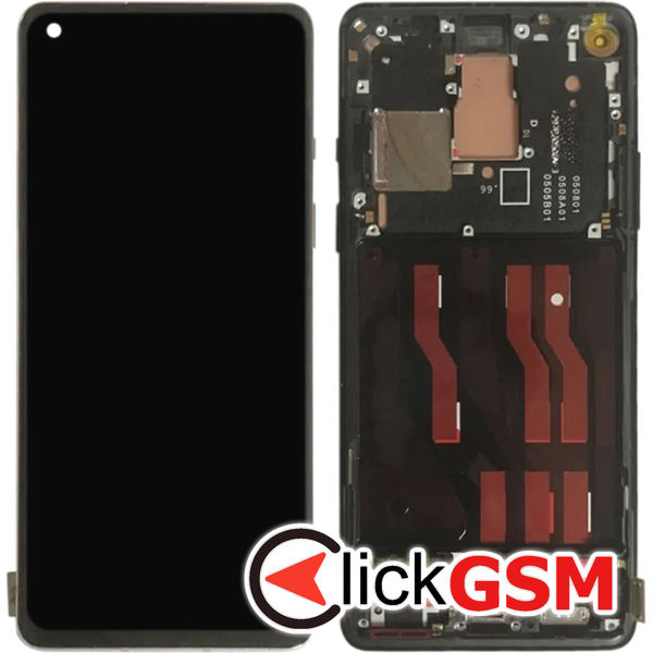 Piesa Display Cu Touchscreen Si Rama Negru Oneplus 8 4tkn