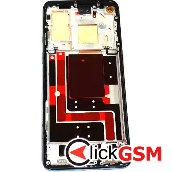 Piesa Display Cu Touchscreen Si Rama Negru Oneplus 9 24tm