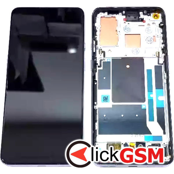 Piesa Display Cu Touchscreen Si Rama Negru Oneplus 9 24tp