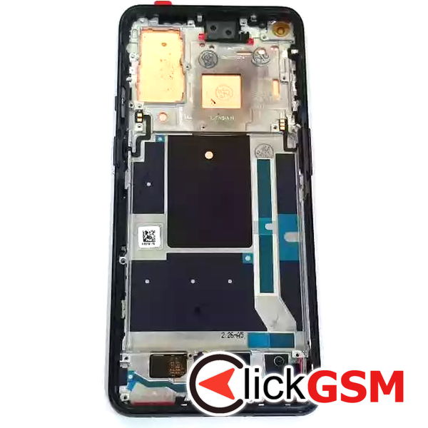 Piesa Piesa Display Cu Touchscreen Si Rama Negru Oneplus 9 24tr