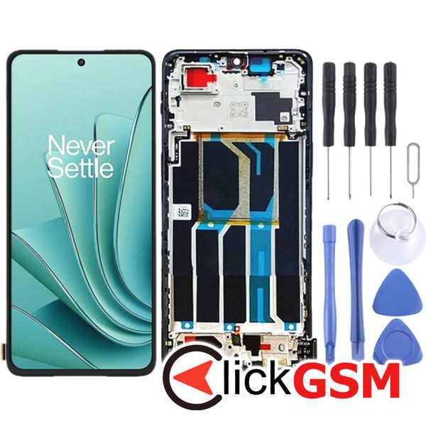 Piesa Display Cu Touchscreen Si Rama Negru Oneplus Ace 2v 3g8v