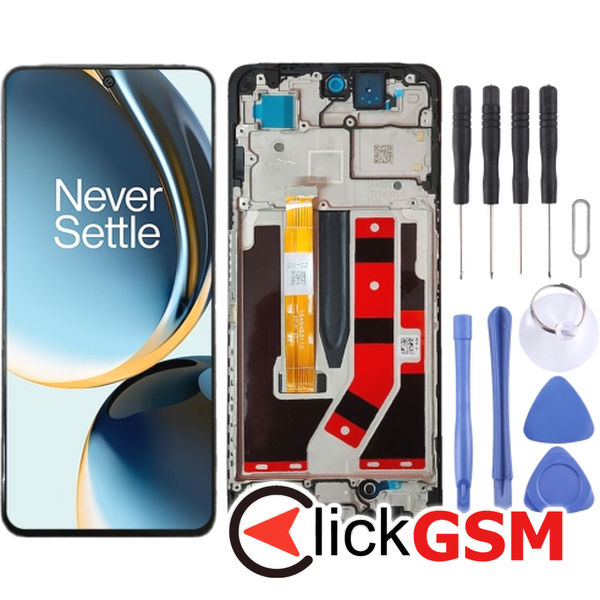 Piesa Display Cu Touchscreen Si Rama Negru Oneplus Nord N30 5g 3g3b