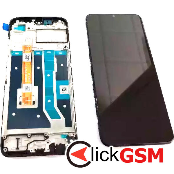 Piesa Display Cu Touchscreen Si Rama Negru Oppo A17 2q9j