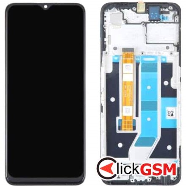 Piesa Piesa Display Cu Touchscreen Si Rama Negru Oppo A78 5g 31xb