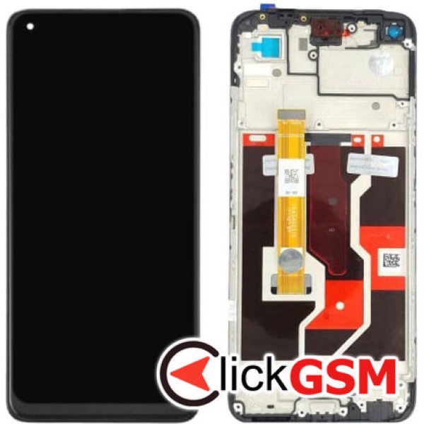 Piesa Piesa Display Cu Touchscreen Si Rama Negru Oppo A96 3fw4