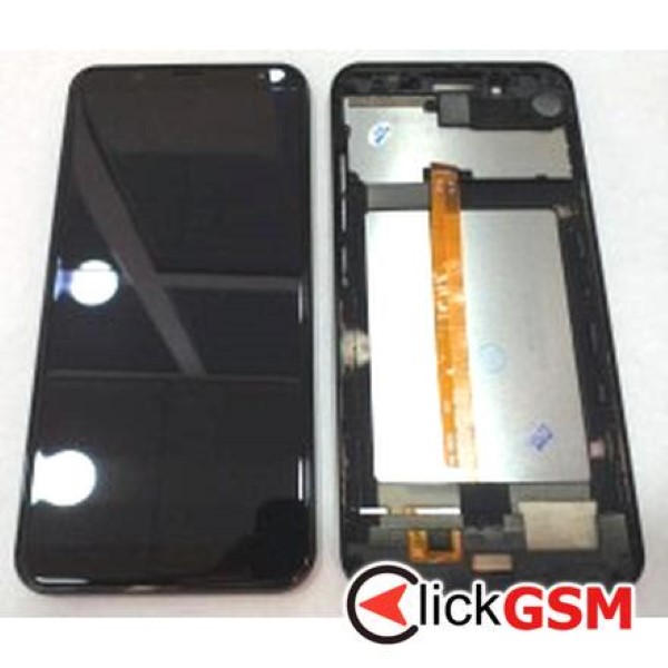 Piesa Piesa Display Cu Touchscreen Si Rama Negru Oukitel K5000 2kly