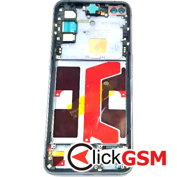 Piesa Display Cu Touchscreen Si Rama Negru Realme X50 Pro 5g Gfi