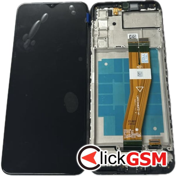 Piesa Piesa Display Cu Touchscreen Si Rama Negru Samsung Galaxy A03s 361q