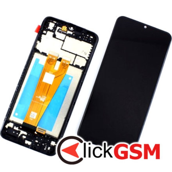 Piesa Piesa Display Cu Touchscreen Si Rama Negru Samsung Galaxy A04 29uo