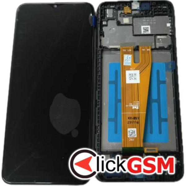 Piesa Piesa Display Cu Touchscreen Si Rama Negru Samsung Galaxy A04 Bv8