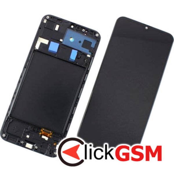 Piesa Display Cu Touchscreen Si Rama Negru Samsung Galaxy A20 29vb