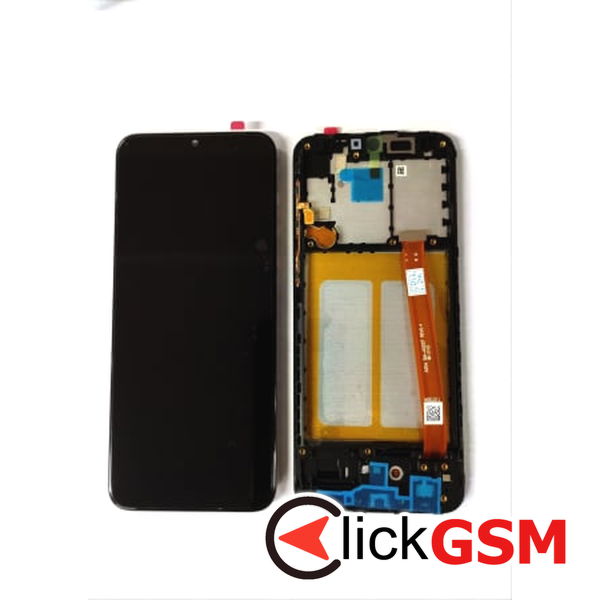 Piesa Display Cu Touchscreen Si Rama Negru Samsung Galaxy A20e 2f21