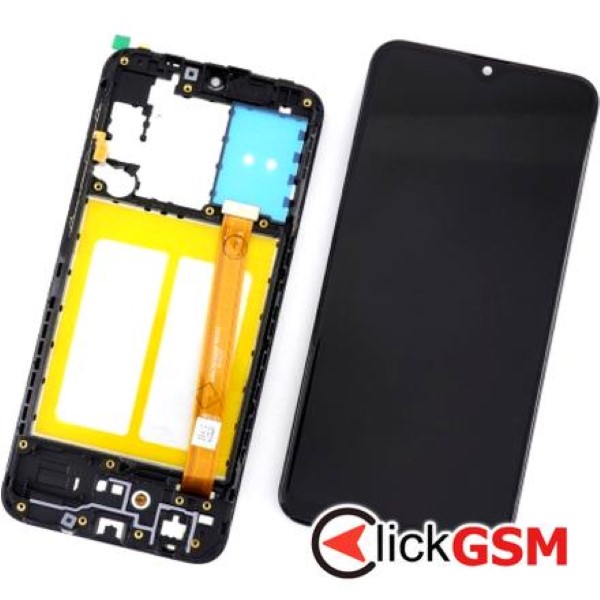 Piesa Display Cu Touchscreen Si Rama Negru Samsung Galaxy A20e 3anb