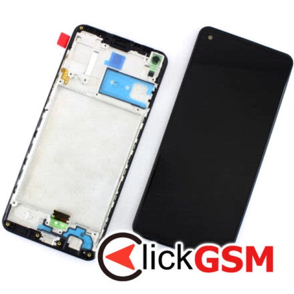 Piesa Display Cu Touchscreen Si Rama Negru Samsung Galaxy A21s 2gjm