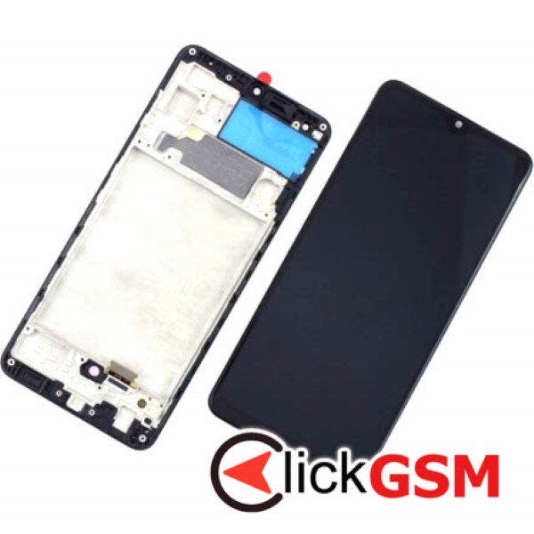 Piesa Piesa Display Cu Touchscreen Si Rama Negru Samsung Galaxy A32 87i