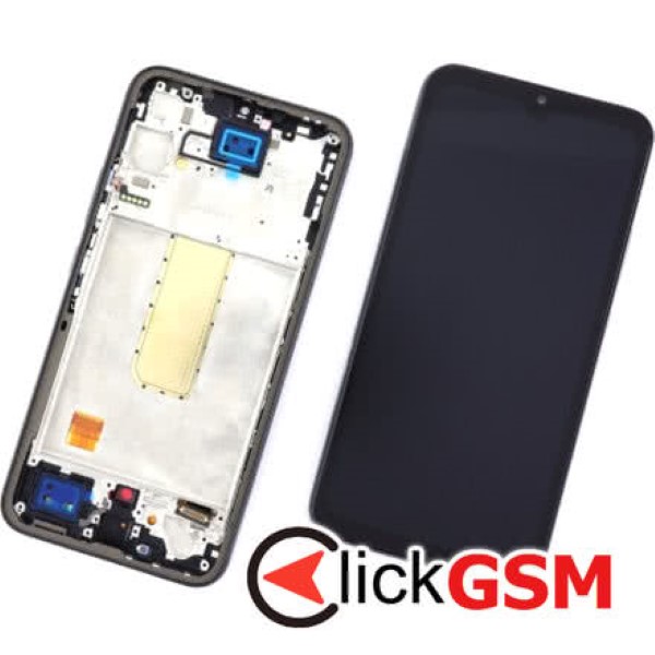 Piesa Piesa Display Cu Touchscreen Si Rama Negru Samsung Galaxy A34 5g 3ank