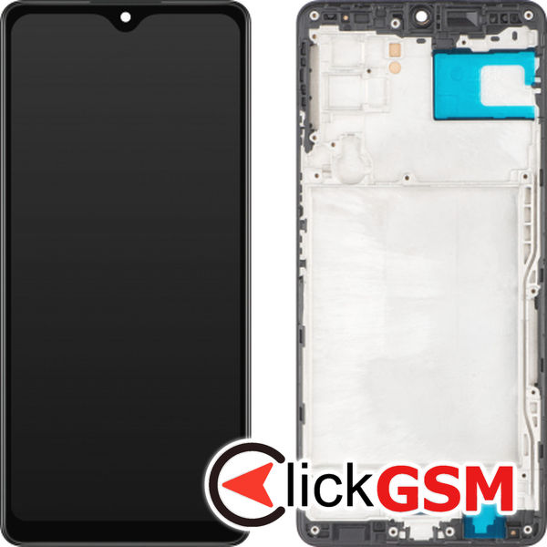 Piesa Display Cu Touchscreen Si Rama Negru Samsung Galaxy A42 5g 4i09