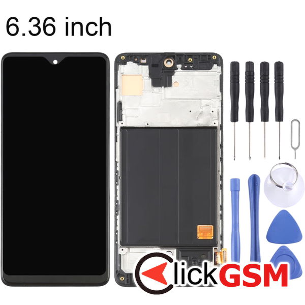 Piesa Piesa Display Cu Touchscreen Si Rama Negru Samsung Galaxy A51 4ewj