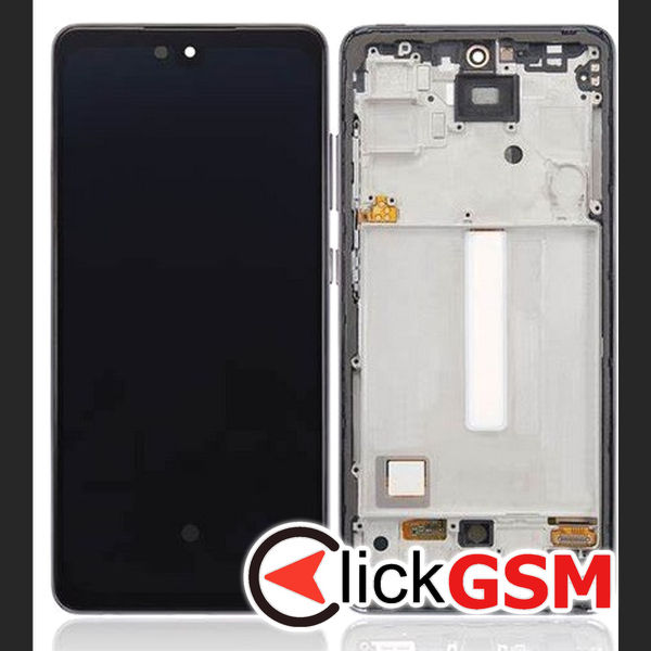 Piesa Piesa Display Cu Touchscreen Si Rama Negru Samsung Galaxy A52s 5g 2usb