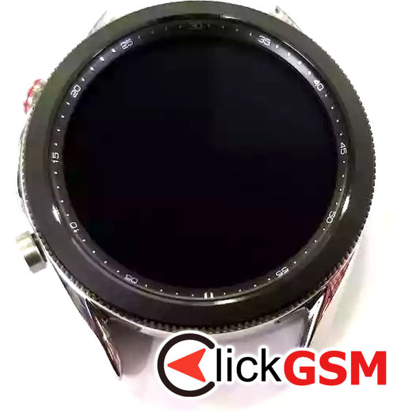 Piesa Display Cu Touchscreen Si Rama Negru Samsung Galaxy Watch 3 45mm 2jao