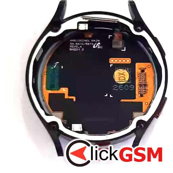 Piesa Display Cu Touchscreen Si Rama Negru Samsung Galaxy Watch 4 44mm 2jal