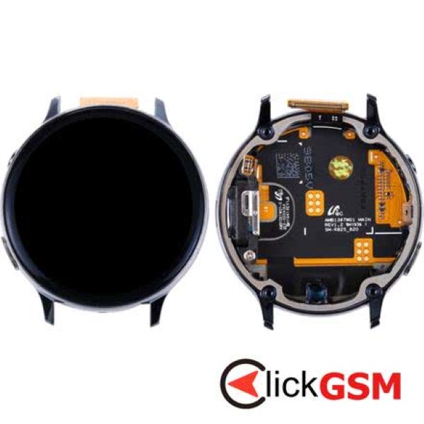 Piesa Display Cu Touchscreen Si Rama Negru Samsung Galaxy Watch Active 2 44mm 2tp0