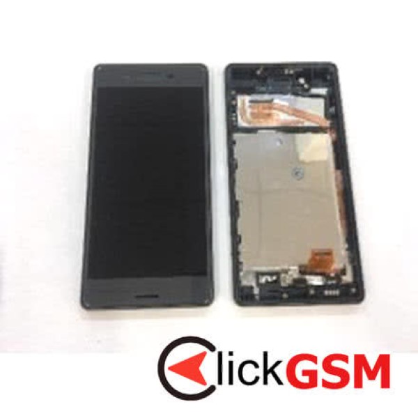 Piesa Display Cu Touchscreen Si Rama Negru Sony Xperia X 36kw