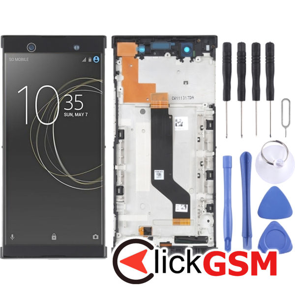 Piesa Display Cu Touchscreen Si Rama Negru Sony Xperia Xa1 Ultra 2urg