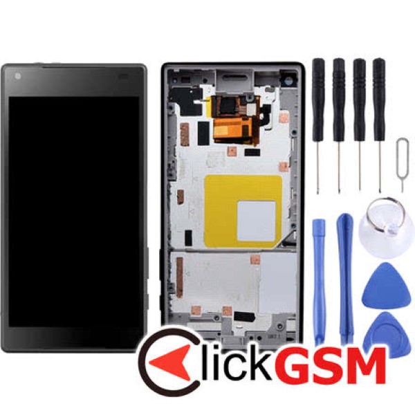 Piesa Display Cu Touchscreen Si Rama Negru Sony Xperia Z5 Compact 212v