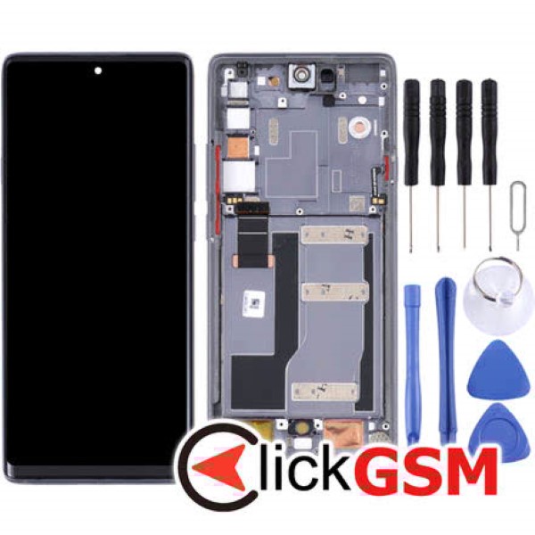 Piesa Display Cu Touchscreen Si Rama Negru Tcl 20 Pro 5g 21l7