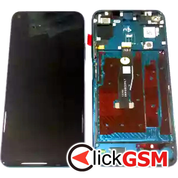 Piesa Display Cu Touchscreen Si Rama Negru Verde Huawei Nova 5t Akz