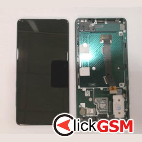 Piesa Display Cu Touchscreen Si Rama Negru Verde Xiaomi Mi Mix 2s 38pk