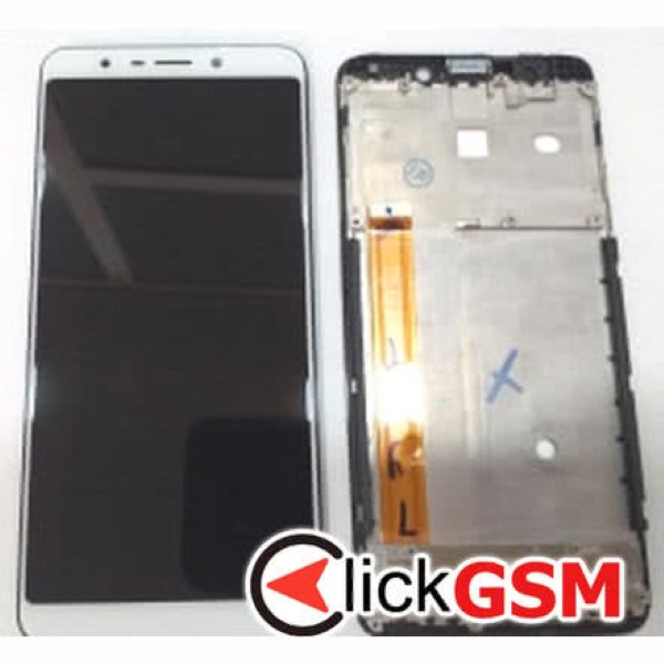 Piesa Piesa Display Cu Touchscreen Si Rama Negru Wiko View Go 37ct