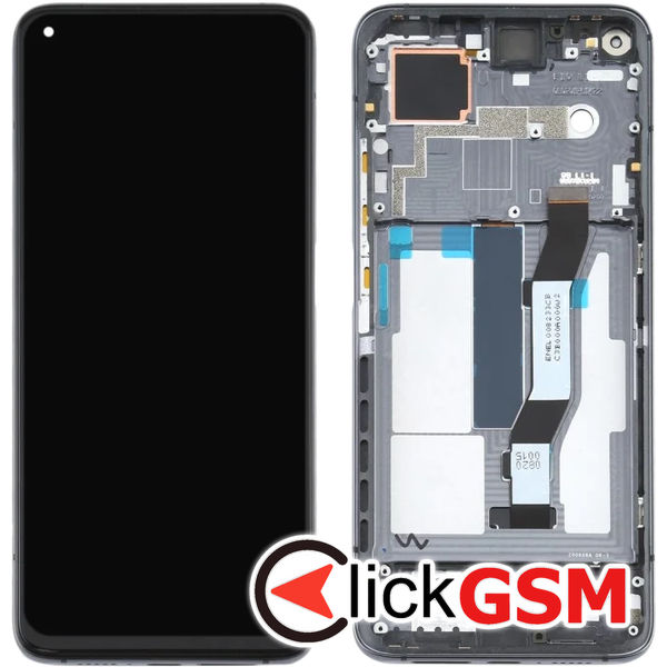 Piesa Piesa Display Cu Touchscreen Si Rama Negru Xiaomi Mi 10t 4w7t