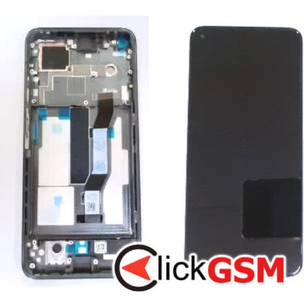 Piesa Display Cu Touchscreen Si Rama Negru Xiaomi Mi 10t Pro 37sd